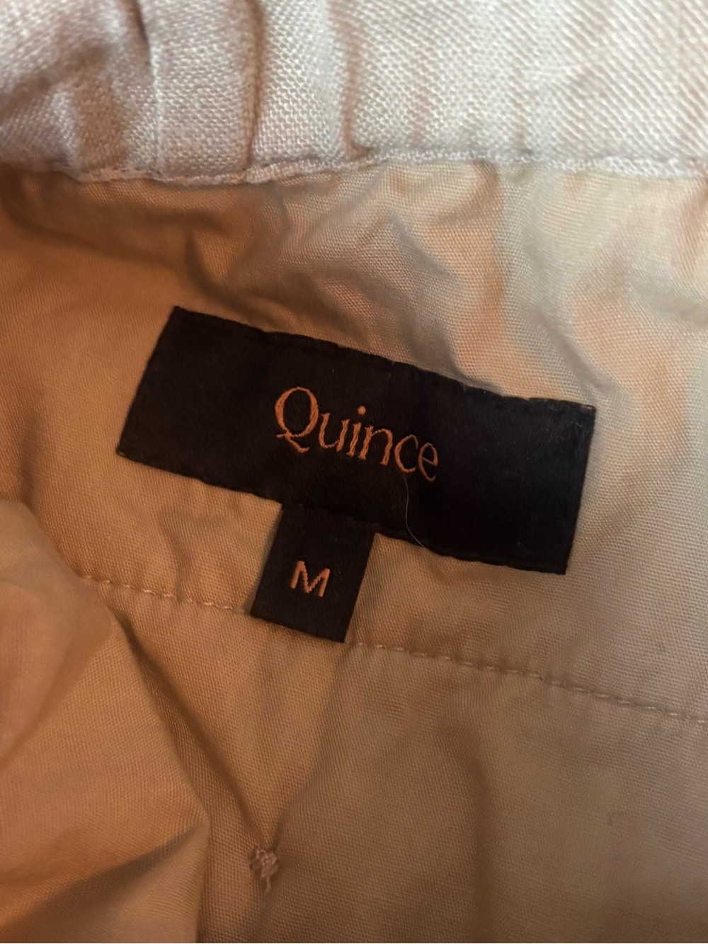 Quince Men’s 100% European Linen Pants Driftwood Medium Lightweight Breathable - Picture 3 of 6